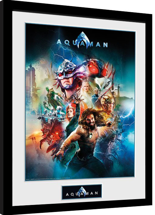 Gerahmte Poster Aquaman - Collage