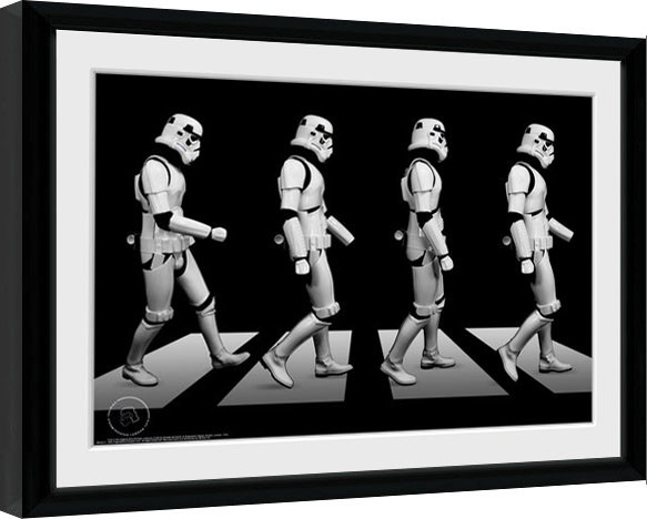Rámovaný plakát Stormtrooper - Crossing