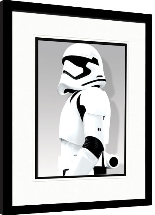 Poster incorniciato Star Wars, Episodio VII : Il risveglio della Forza - Stormtrooper Shadow