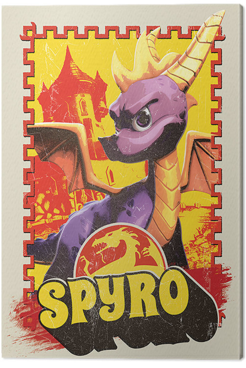 Obraz na płótnie Spyro - Vintage
