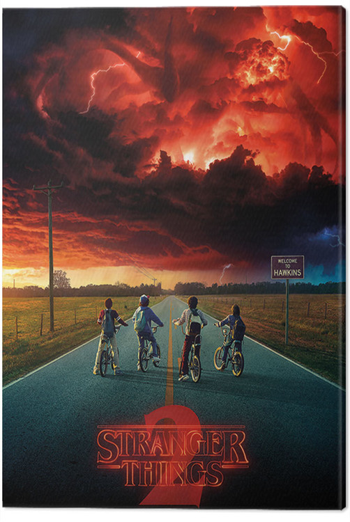 Canvastavla Stranger Things - Mind Flayer