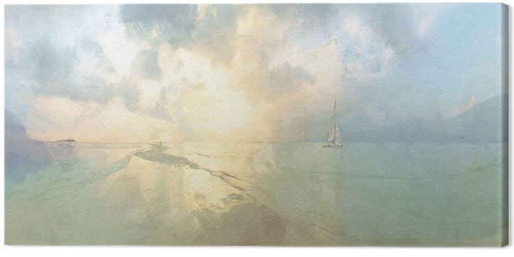 Obraz na płótnie Malcolm Sanders - Between The Islands