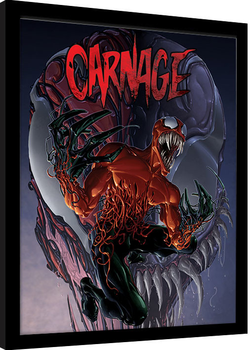 Ingelijste poster Marvel Extreme - Carnage