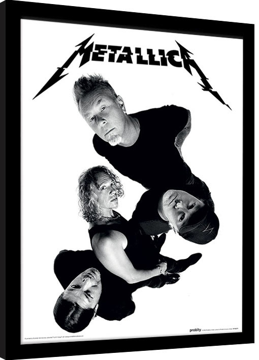 Poster incorniciato Metallica - Twisted Band