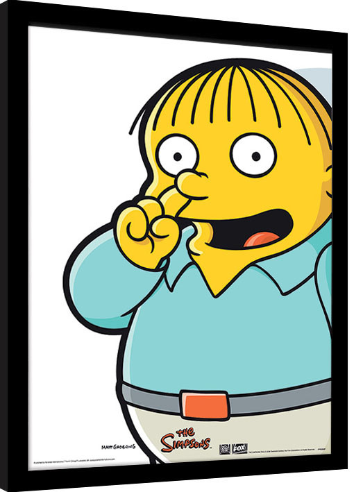 Oprawiony plakat Simpsonowie - Ralph Pick