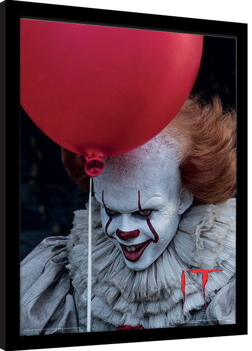 Indrammet plakat IT - Pennywise Balloon