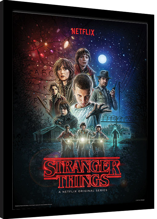 Inramad poster Stranger Things - One Sheet
