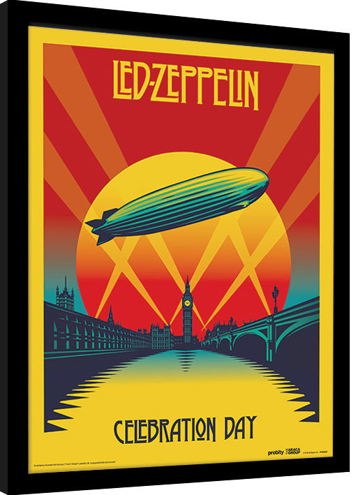 Lámina enmarcada Led Zeppelin - Celebration Day| Pósters, cuadros
