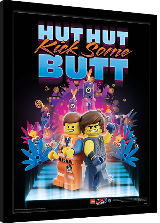 Zarámovaný plagát Lego príbeh 2 - Hut Hut
