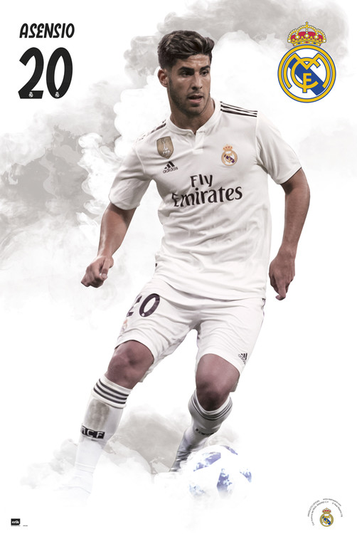 Plakát Real Madrid 2018/2019 - Asensio