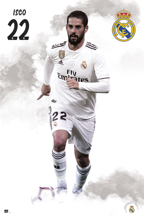 Plakát Real Madrid 2018/2019 - Isco