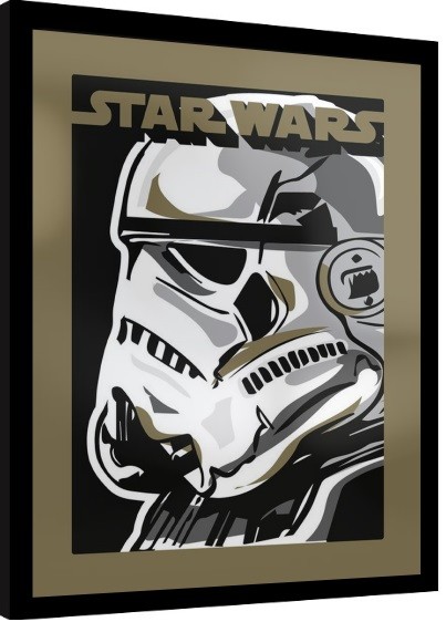 Ingelijste poster Star Wars - Stormtrooper