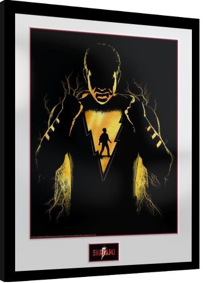 Gerahmte Poster Shazam - Glow