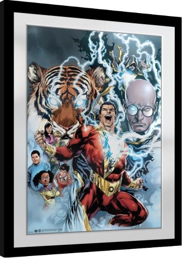 Gerahmte Poster Shazam - Collage