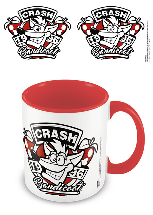 Tazza Crash Bandicoot - 1996 Emblem