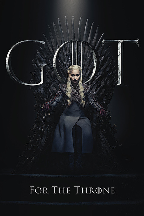 Poster incorniciato Game Of Thrones - Daenerys For The Throne