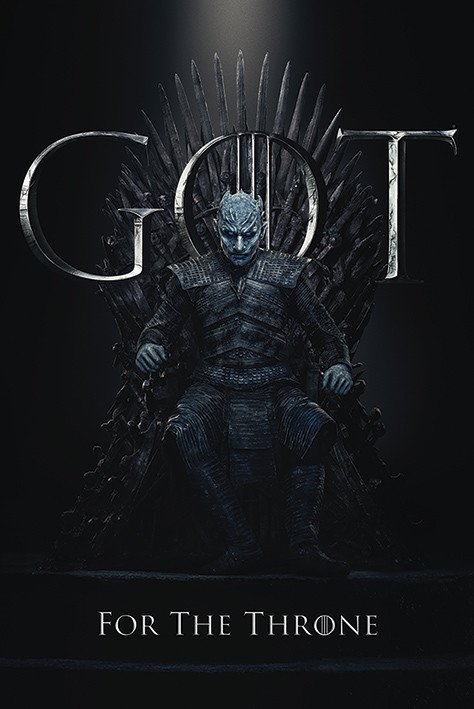Poster Il Trono di Spade - Night King For The Throne
