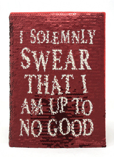 Carnet Harry Potter - Marauders Map Sequin Flip