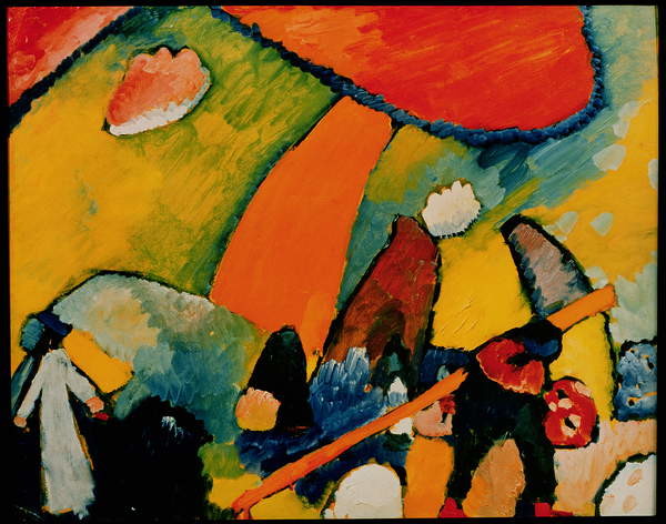 Levně Plakát, Obraz - On the Beach (1909), Wassily Kandinsky, 40 × 30 cm