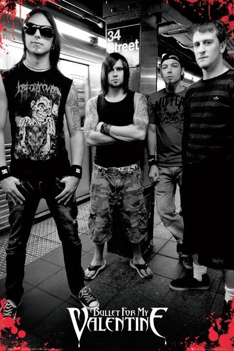 Plakát Bullet for my valentine - subway