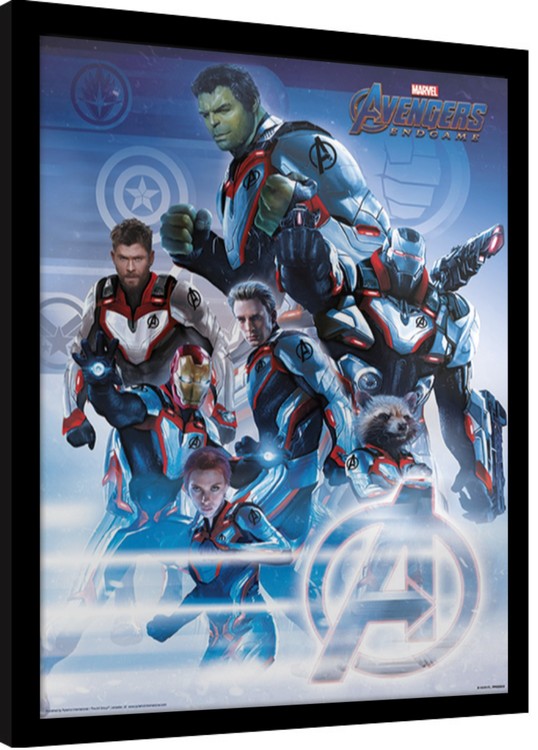 Gerahmte Poster Avengers: Endgame - Quantum Realm Suits