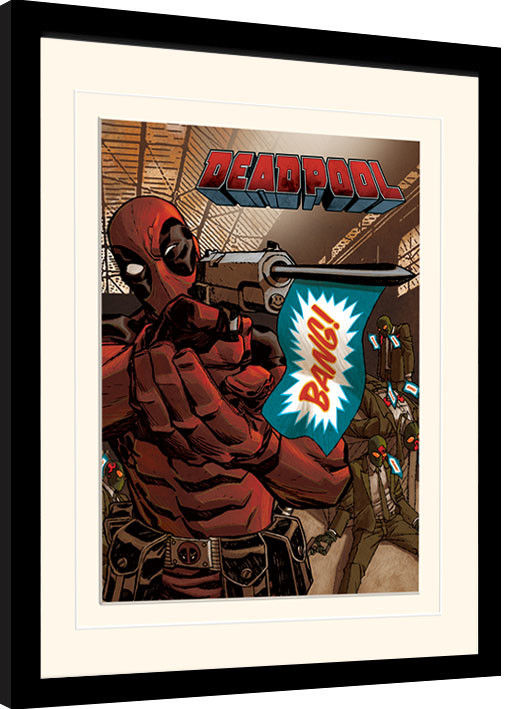 Keretezett poszter Deadpool - Bang