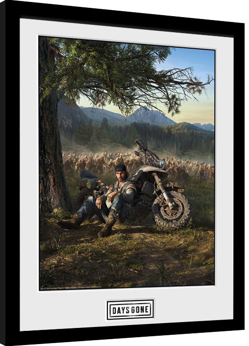 Framed Poster Days Gone - Key Art
