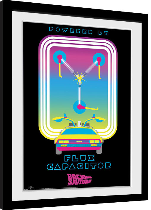Keretezett poszter Vissza a jövőbe - Flux Capacitor