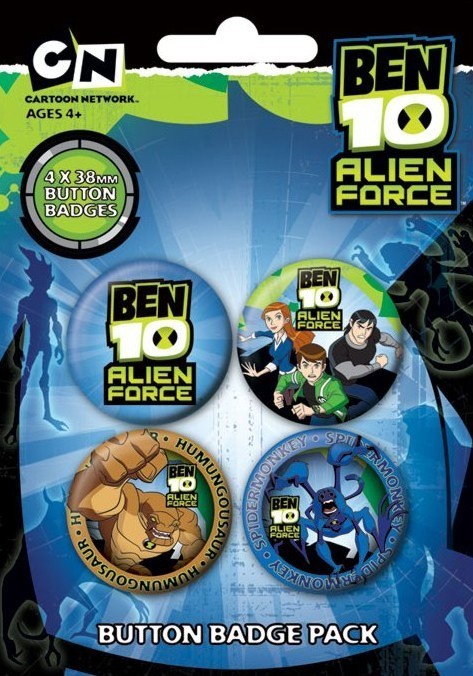 Ansteckerset BEN 10 - alien force