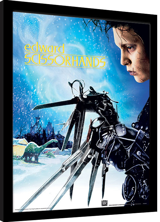 Ingelijste poster Edward Scissorhands - Snowfall
