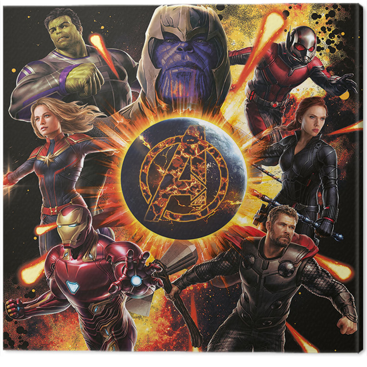 Cuadro en lienzo Avengers: Endgame - Explosion