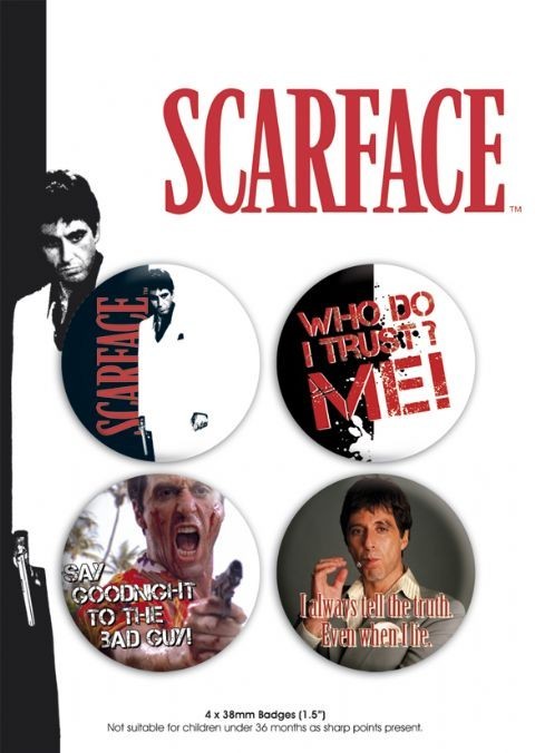 Ansteckerset SCARFACE - pack 1