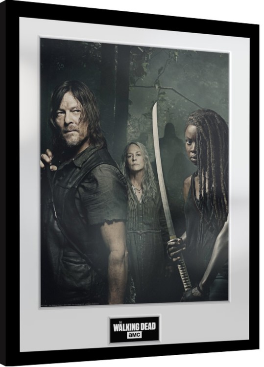 Poster incorniciato The Walking Dead - Season 9 Trio