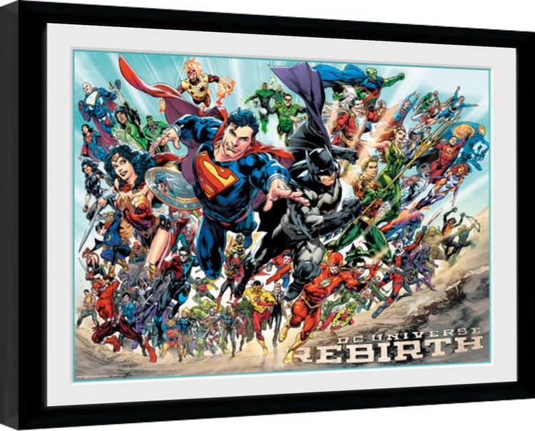 Poster incorniciato DC Universe - Rebirth