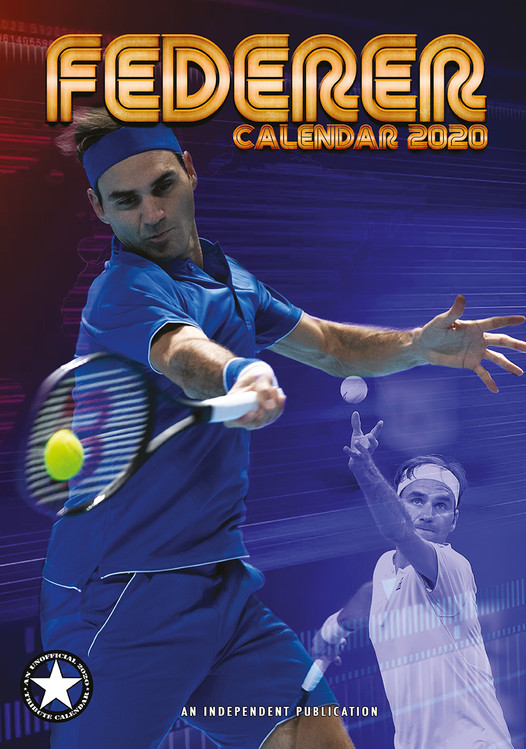Naptár 2027 Roger Federer