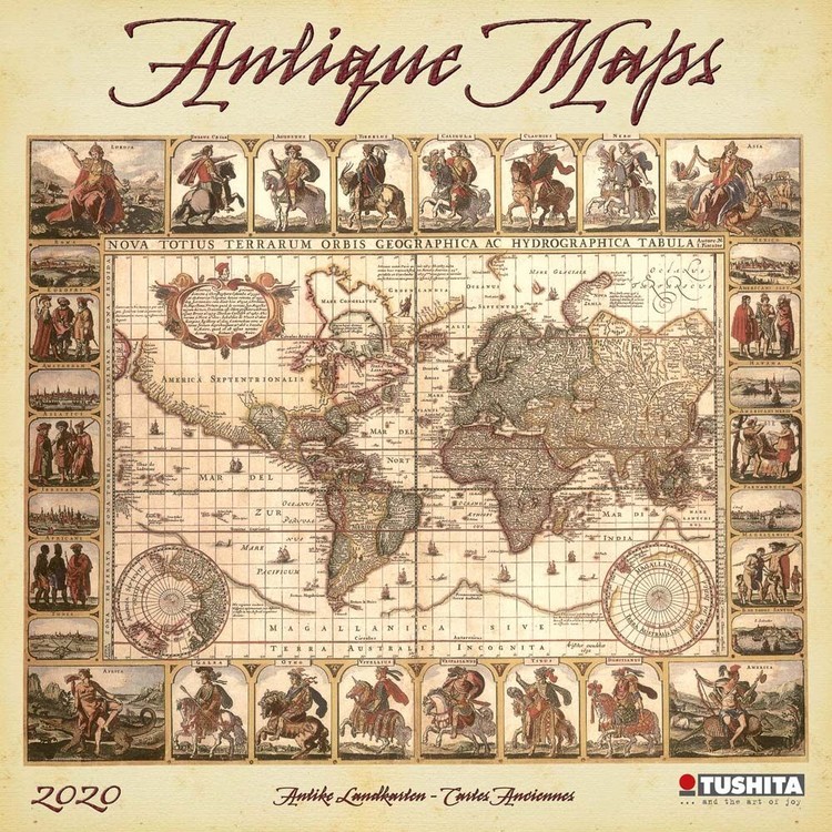 Naptár 2027 Antique Maps