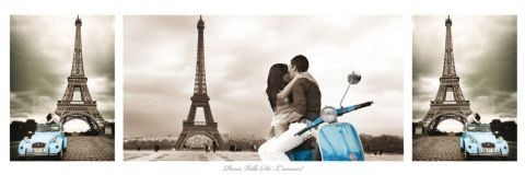 Poster Parigi - triptych