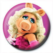 Button MUPPETS - miss piggy