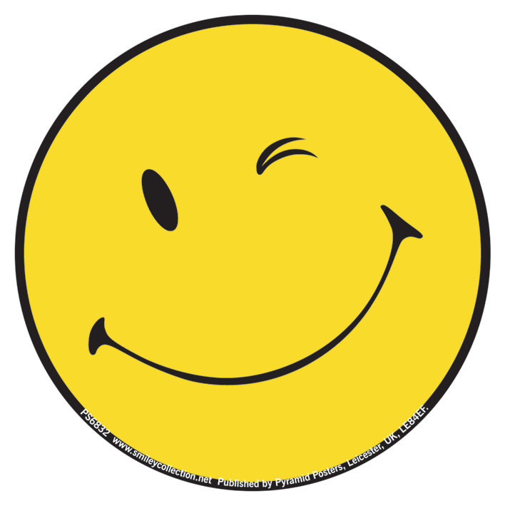 Matricák SMILEY - wink