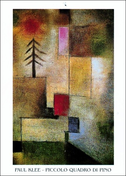 Ingelijste poster P.Klee - Piccolo Quadro Di Pino