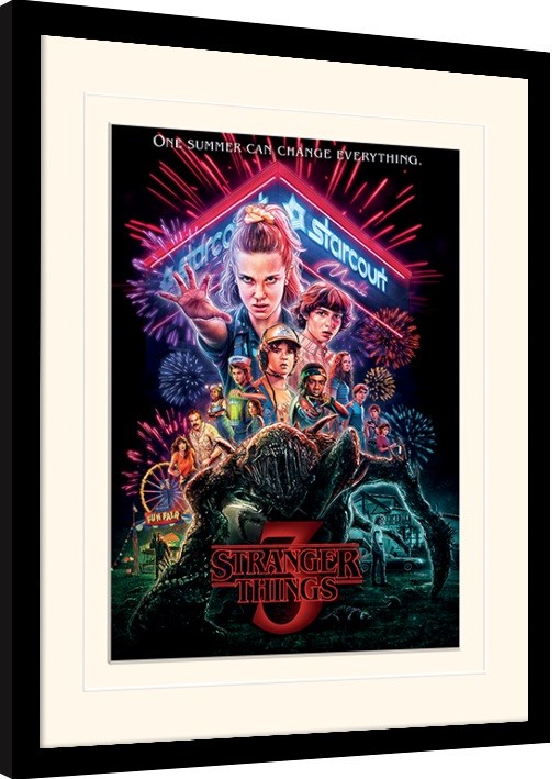 Ingelijste poster Stranger Things - Summer of 85