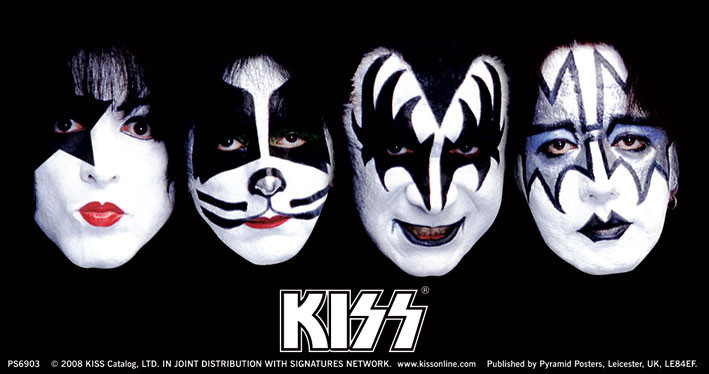 Stickers KISS - faces | Tips for original gifts