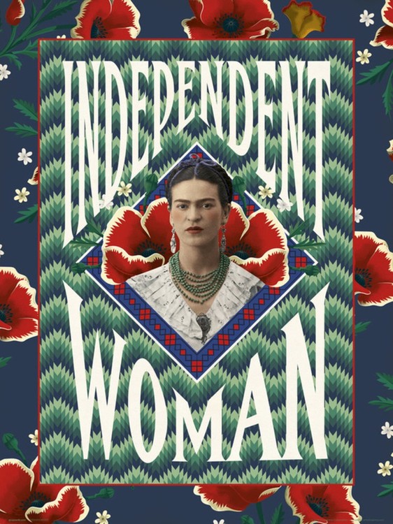 Stampa d'arte Frida Khalo - Independent Woman