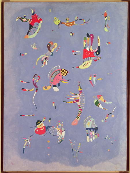 Gerahmte Poster Wassily Kandinsky - Sky Blue