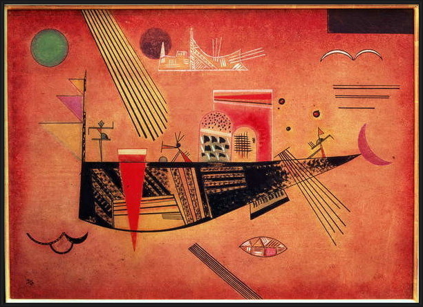 Gerahmte Poster Wassily Kandinsky - Whimsical