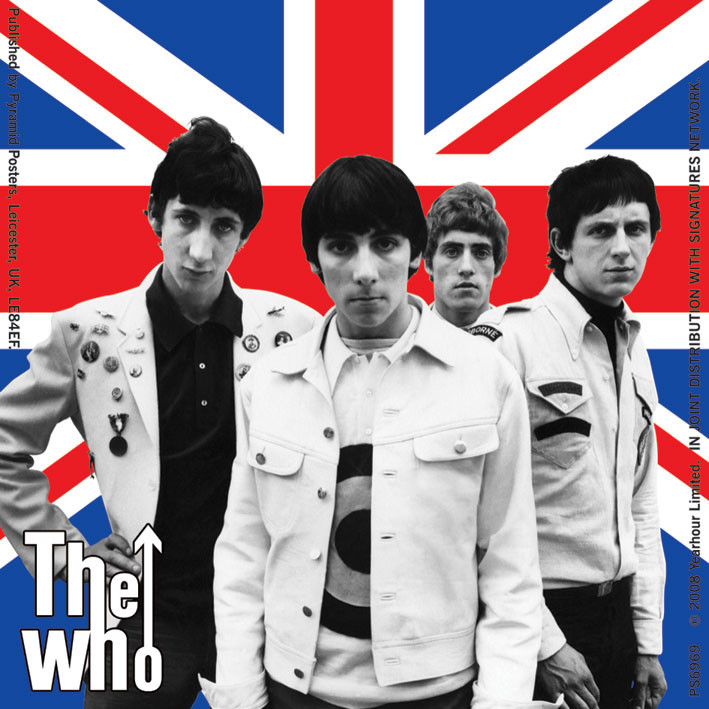Samolepky THE WHO - union jack band
