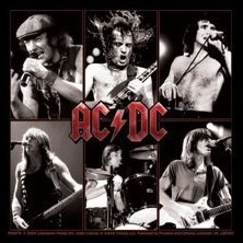 Stickers AC/DC - live