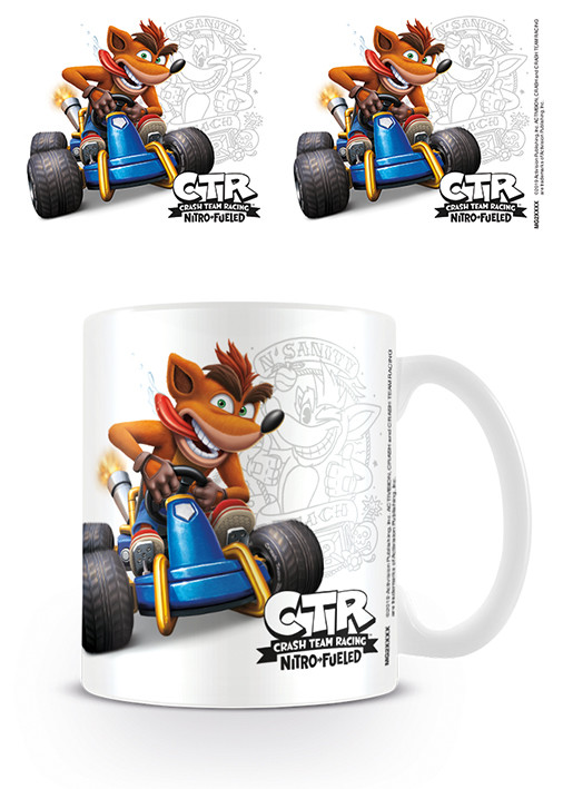Tazza Crash Team Racing - Crash Emblem