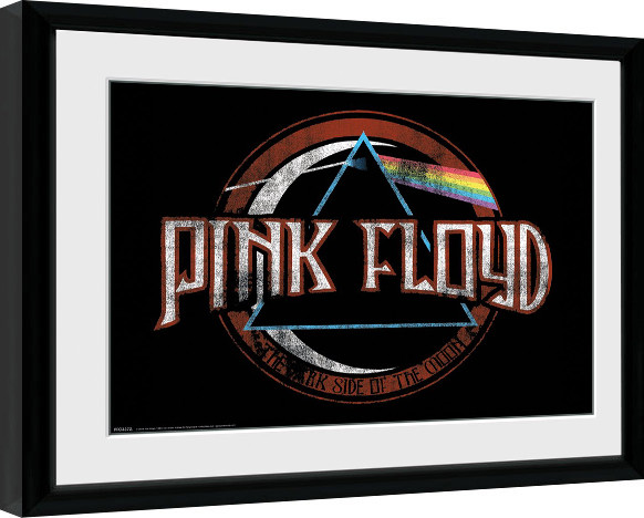 Gerahmte Poster Pink Floyd - Dark Side Circle