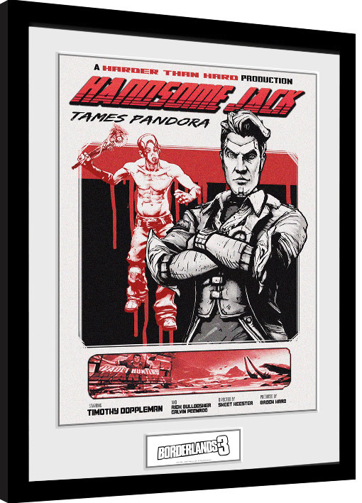 Framed Poster Borderlands 3 - Handsome Jack